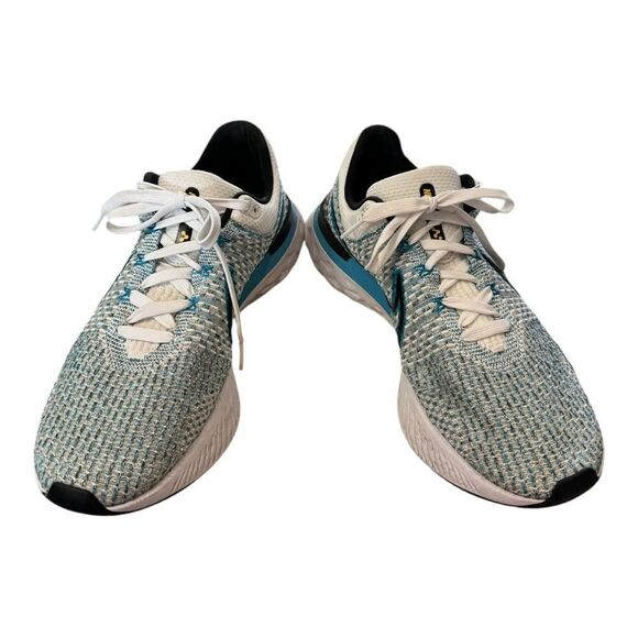 Nike React Infinity Run Flyknit 3 Blue Orbit Men's Sneakers 13 - Picture 3 of 6